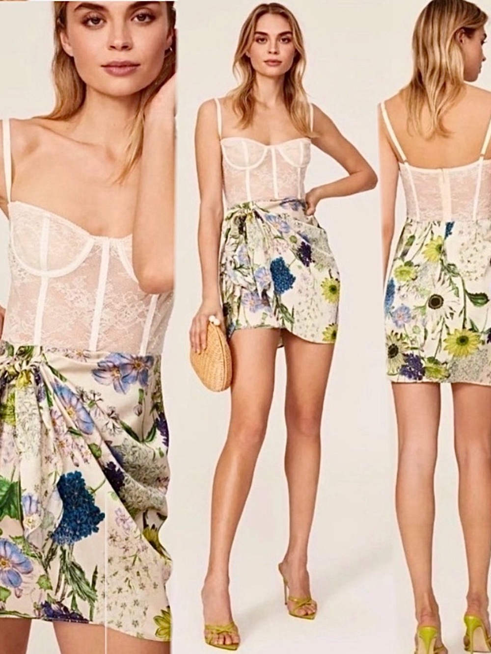 Katie May The Man Whisperer Mini Dress Blue Daisy Womens Size XS NWT